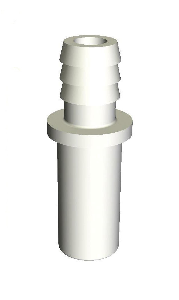Válvula de retención con conexión arponada acanalada de 3/8"