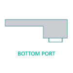 <b>Brilliant Wonders® Waterfall</b> <br> 12" Bottom Port