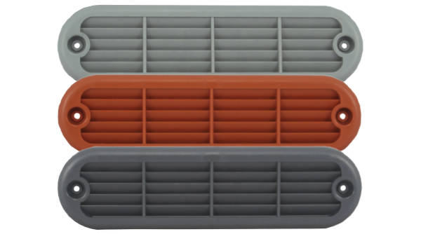 spa vent in gray brown graphite