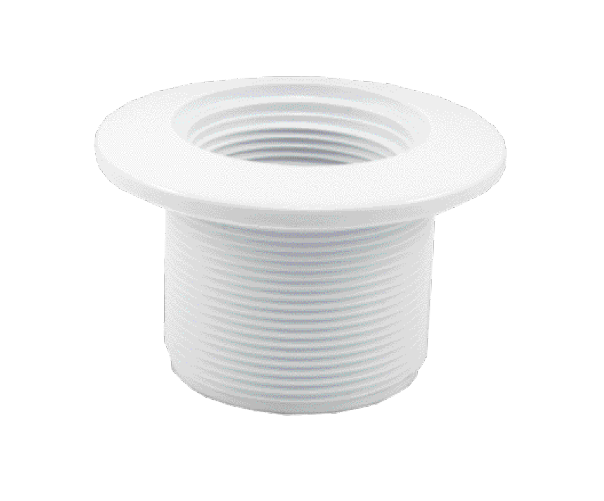 <b>Gunite I/O Wall Return Fitting</b> <br> 1.5" FIP x 1.5" Socket <b>Gunite I/O Wall Return Fitting</b> <br> 1.5" FIP x 1.5" Socket