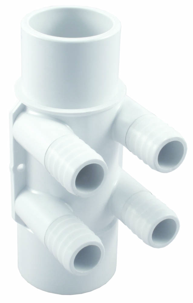 Water Manifolds <br> Four 3/4" Ribbed Barb Ports