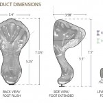 Patas para bañera de latón sólido