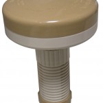 <b>Bottom Load <br> Adjustable Chlorinator</b> <br> Holds Ten 1" Tablets