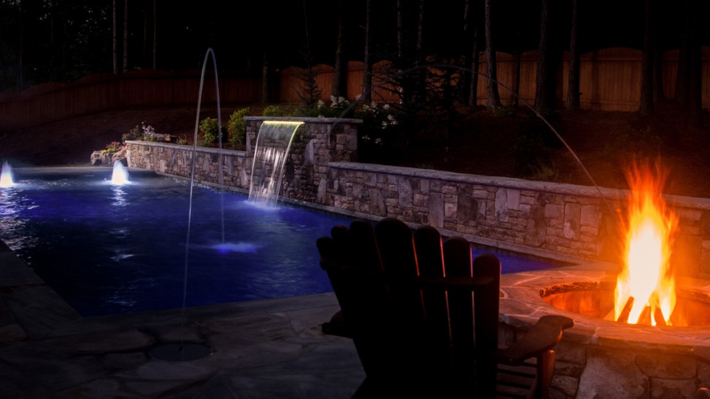 CMP LED Lighting with Fire Pit