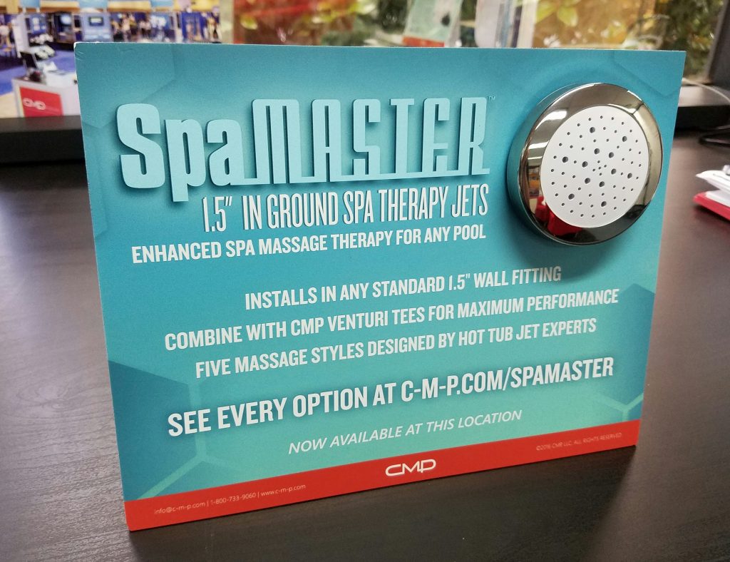 Spa Master Single Jet Countertop Display