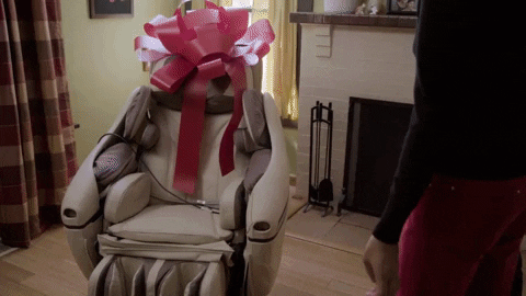 A massage chair gift.