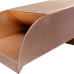 Bobé Smooth Flow Radius Scupper Copper Bobé Smooth Flow Radius Scupper Copper